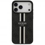 Carcasa Guess 4G Printed Stripes cu MagSafe compatibila cu iPhone 17 Pro Max, Negru 2 - lerato.ro