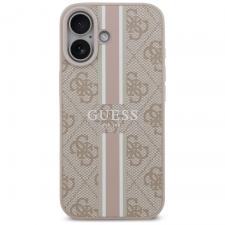 Carcasa Guess 4G Printed Stripes cu MagSafe compatibila cu iPhone 17, Roz