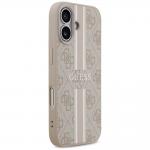 Carcasa Guess 4G Printed Stripes cu MagSafe compatibila cu iPhone 17, Roz 5 - lerato.ro