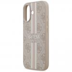 Carcasa Guess 4G Printed Stripes cu MagSafe compatibila cu iPhone 17, Roz 7 - lerato.ro