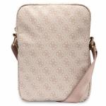 Geanta universala Guess 4G Stripes compatibila cu dispozitive de pana la 10 inch, Roz 4 - lerato.ro