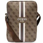 Geanta universala Guess 4G Stripes compatibila cu dispozitive de pana la 10 inch, Maro 2 - lerato.ro