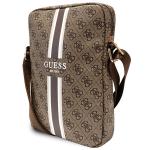 Geanta universala Guess 4G Stripes compatibila cu dispozitive de pana la 10 inch, Maro 3 - lerato.ro