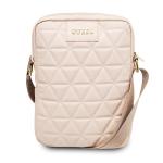 Geanta universala Guess Quilted compatibila cu tablete si dispozitive de pana la 10 inch, Roz 2 - lerato.ro