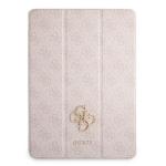 Husa Guess 4G Metal Gold Logo compatibila cu iPad Pro 12.9 inch 2021, Roz 2 - lerato.ro