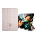 Husa Guess 4G Metal Gold Logo compatibila cu iPad Pro 12.9 inch 2021, Roz 3 - lerato.ro