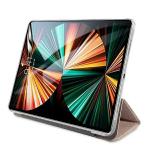 Husa Guess 4G Metal Gold Logo compatibila cu iPad Pro 12.9 inch 2021, Roz 4 - lerato.ro