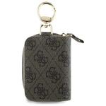 Organizator cablu Guess 4G Triangle Cable Pouch, Geanta de depozitare accesorii mici, 105 x 73 x 20mm, Maro 3 - lerato.ro