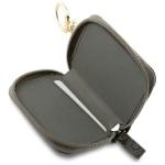 Organizator cablu Guess 4G Triangle Cable Pouch, Geanta de depozitare accesorii mici, 105 x 73 x 20mm, Maro 4 - lerato.ro
