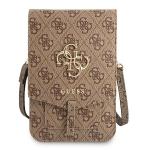 Geanta universala Guess 4G Big Logo, 16 x 10 cm, 6 compartimente, Maro 2 - lerato.ro