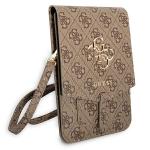 Geanta universala Guess 4G Big Logo, 16 x 10 cm, 6 compartimente, Maro 4 - lerato.ro