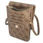 Geanta universala Guess 4G Big Logo, 16 x 10 cm, 6 compartimente, Maro 5 - lerato.ro