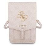 Geanta universala Guess 4G Big Logo, 16 x 10 cm, 6 compartimente, Roz 2 - lerato.ro