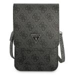 Geanta universala Guess 4G Triangle, 16 x 10 cm, 6 compartimente, Negru 2 - lerato.ro