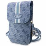 Geanta universala Guess 4G Stripe, 19 x 11.5 x 2 cm, 5 compartimente, Albastru 3 - lerato.ro
