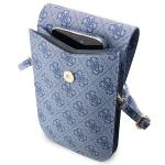 Geanta universala Guess 4G Stripe, 19 x 11.5 x 2 cm, 5 compartimente, Albastru 5 - lerato.ro