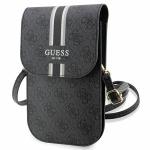 Geanta universala Guess 4G Stripe, 19 x 11.5 x 2 cm, 5 compartimente, Negru 3 - lerato.ro