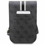 Geanta universala Guess 4G Stripe, 19 x 11.5 x 2 cm, 5 compartimente, Negru 6 - lerato.ro
