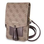 Geanta universala Guess 4G, 16 x 10 cm, Maro 2 - lerato.ro