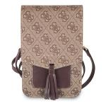 Geanta universala Guess 4G, 16 x 10 cm, Maro 3 - lerato.ro