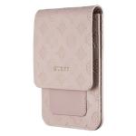 Geanta universala Guess 4G Peony Wallet Bag, 16 x 10 cm, 2 compartimente, Roz 4 - lerato.ro