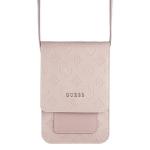 Geanta universala Guess 4G Peony Wallet Bag, 16 x 10 cm, 2 compartimente, Roz 2 - lerato.ro