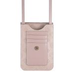 Geanta universala Guess 4G Peony Wallet Bag, 16 x 10 cm, 2 compartimente, Roz 5 - lerato.ro