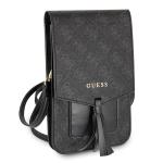 Geanta universala Guess 4G, 16 x 10 cm, 6 compartimente, Negru 4 - lerato.ro
