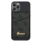 Portofel magnetic Guess Wallet 4G Triangle, Compatibil MagSafe, Gri 4 - lerato.ro
