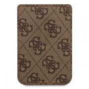 Portofel magnetic Guess Wallet 4G Triangle, Compatibil MagSafe, Maro