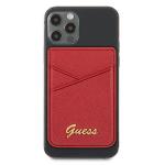 Portofel magnetic Guess Saffiano, Compatibil MagSafe, Rosu 3 - lerato.ro