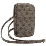 Geanta universala Guess Zip 4G Triangle, 19 x 12 x 3.8 cm, 1 compartiment, Maro 4 - lerato.ro