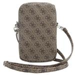 Geanta universala Guess Zip 4G Triangle, 19 x 12 x 3.8 cm, 1 compartiment, Maro 5 - lerato.ro