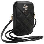 Geanta universala Guess Zip Quilted 4G, 19 x 12 x 3.8 cm, 1 compartiment, Negru 4 - lerato.ro