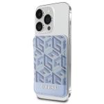 Portofel magnetic Guess GCube Strap, Compatibil MagSafe, Albastru 3 - lerato.ro