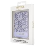 Portofel magnetic Guess GCube Strap, Compatibil MagSafe, Albastru 7 - lerato.ro