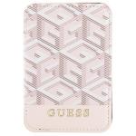 Portofel magnetic Guess GCube Strap, Compatibil MagSafe, Roz 2 - lerato.ro