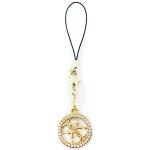 Snur pentru carcase Guess 4G 4G Rhinestone Charm, Gold 2 - lerato.ro