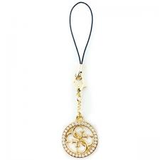 Snur telefon, Snur pentru carcase Guess 4G 4G Rhinestone Charm, Gold, lerato.ro