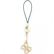 Snur pentru carcase Guess 4G Glitter Charm, Gold