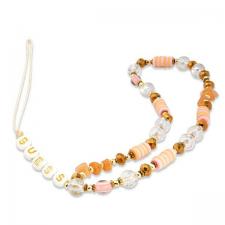 Snur pentru carcase Guess Bohemia Beads, Maro