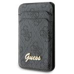 Portofel magnetic Guess 4G Classic Logo, Compatibil MagSafe, Negru 3 - lerato.ro