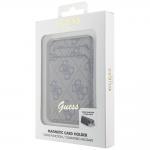 Portofel magnetic Guess 4G Classic Logo cu Stand, Compatibil MagSafe, Maro 6 - lerato.ro