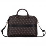 Geanta Guess New 4G Zipper Pocket Triangle Logo compatibila cu laptop 15 inch, Negru 3 - lerato.ro