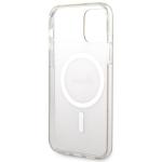 Set Guess 4G Print, Carcasa cu MagSafe si Incarcator Wireless, compatibil cu iPhone 12/12 Pro, Maro 8 - lerato.ro