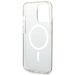 Set Guess 4G Print, Carcasa cu MagSafe si Incarcator Wireless, compatibil cu iPhone 13 Pro, Maro 8 - lerato.ro