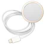 Set Guess 4G Print, Carcasa cu MagSafe si Incarcator Wireless, compatibil cu iPhone 13 Pro, Maro 10 - lerato.ro