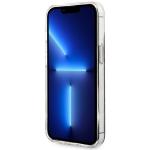 Set Guess 4G Print, Carcasa cu MagSafe si Incarcator Wireless, compatibil cu iPhone 13 Pro Max, Maro 6 - lerato.ro