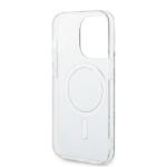 Set Guess 4G Print, Carcasa cu MagSafe si Incarcator Wireless, compatibil cu iPhone 14 Pro, Albastru 7 - lerato.ro