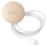 Set Guess Marble, Carcasa cu MagSafe si Incarcator Wireless, compatibil cu iPhone 14 Plus / 15 Plus, Negru 9 - lerato.ro